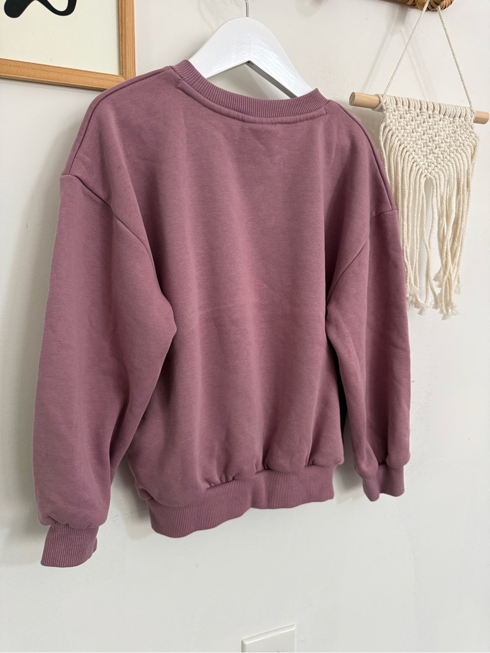 Nike - 6x (6-7y) - mauve logo sweatshirt - Picture 9 of 11